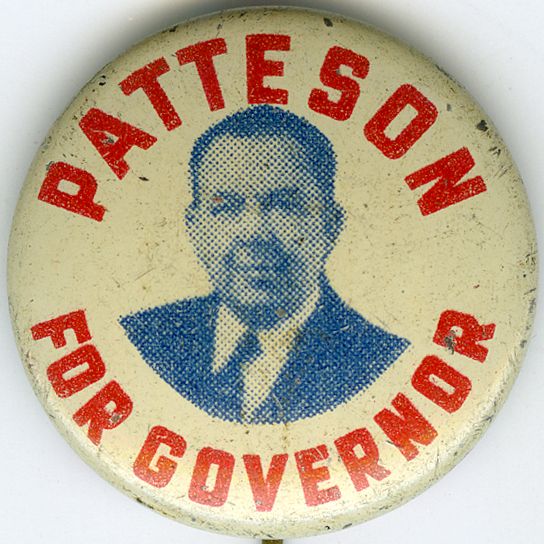 Patteson for governor campaign button
