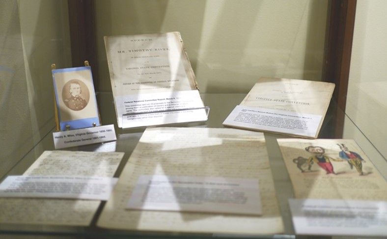 Documents concerning the Virginia secession convention. 