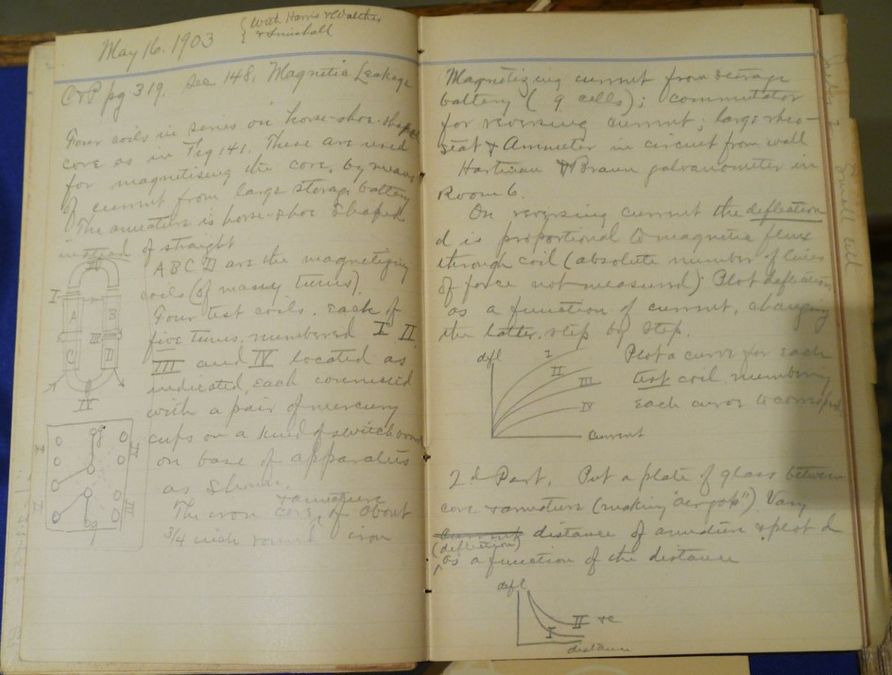 A two-page spread of notebook pages filled with neat cursive. 