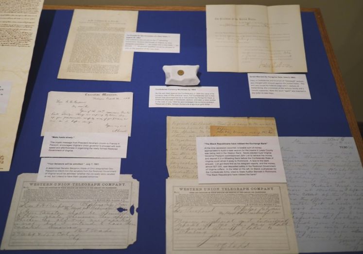 Selection of documents in a clear case concerning post-secession life in Virginia