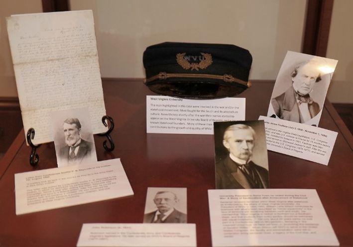A selection of documents and items concerning the confederacy at WVU