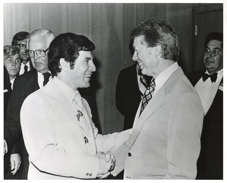 Nick Rahall with President Carter