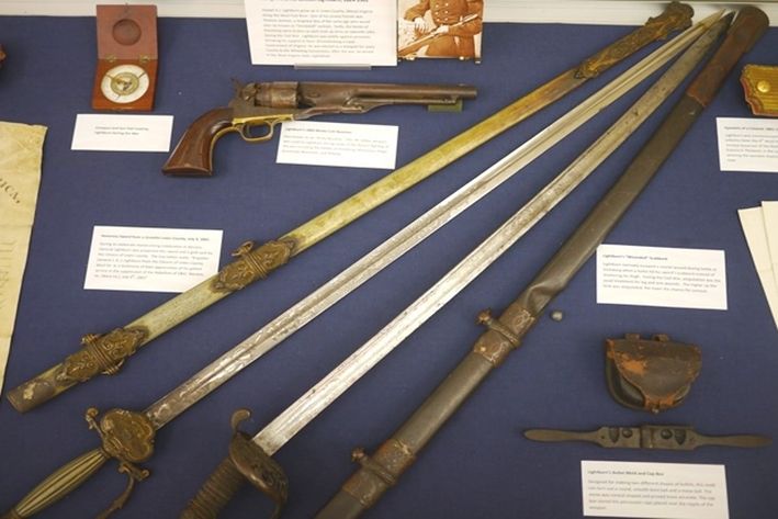 Selection of Joseph A. J.  Lightburn's weapons